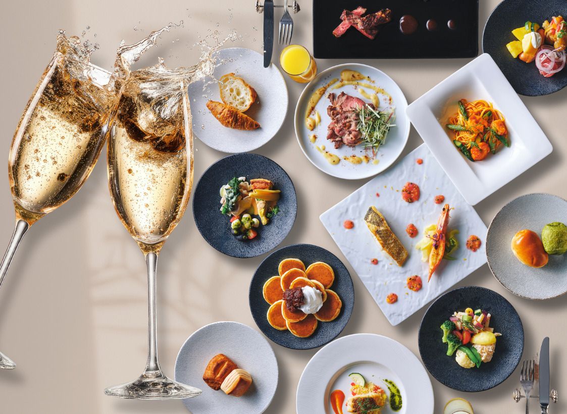 【Weekends & Holidays】Semi-Buffet Lunch 'ERANDE' with Free-Flow Drinks