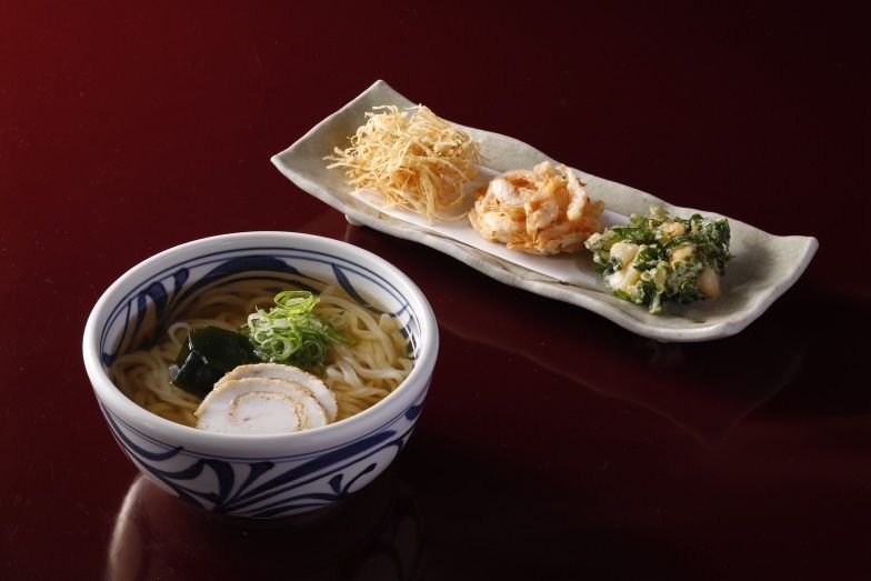 [Toyama Prefecture Fair - Three Kinds of Kakiage and Kake Udon ] Lunch Set