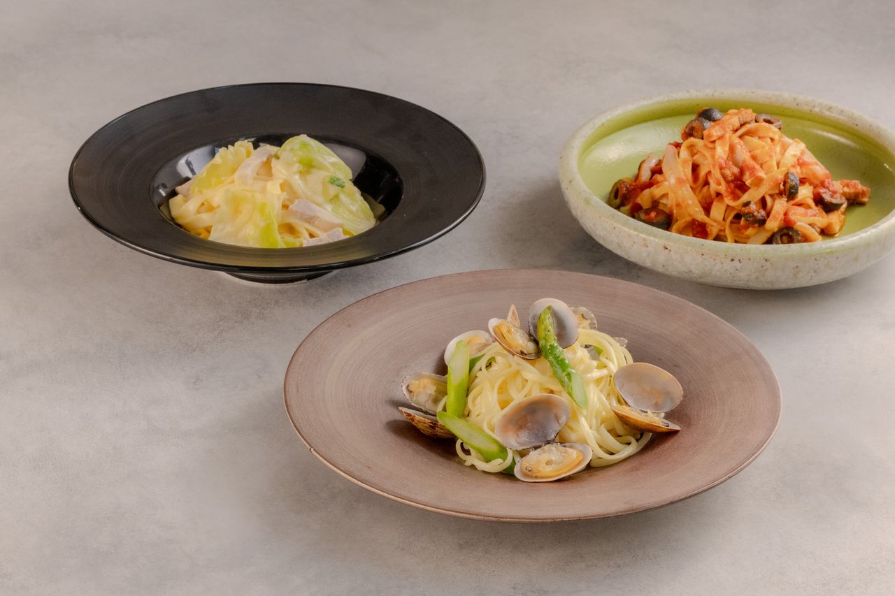 [March] Choice of pasta + buffet included (unlimited time)