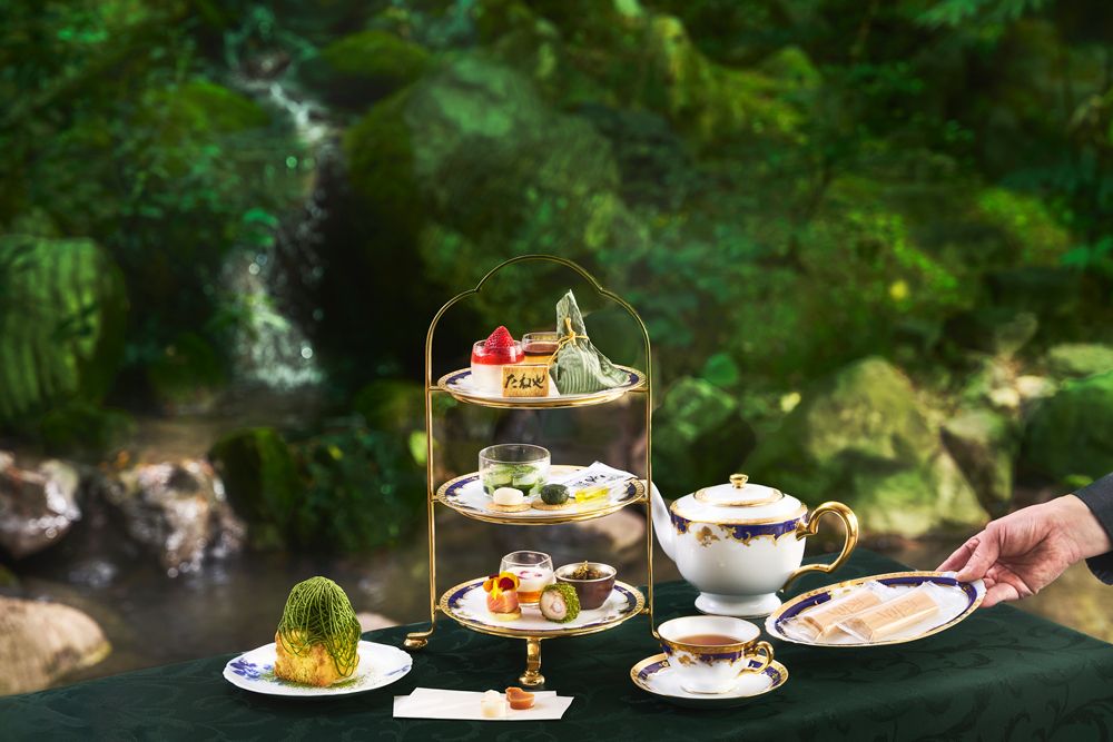 AFTERNOON TEA  ---たねやコラボレーションアフタヌーンティ「吉水八景」（4/1～5/31限定）---[公式HP予約割]