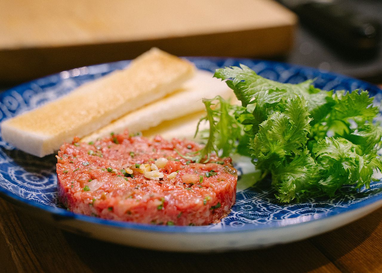 Kinoshita Beef Raw Meat Tartare Steak