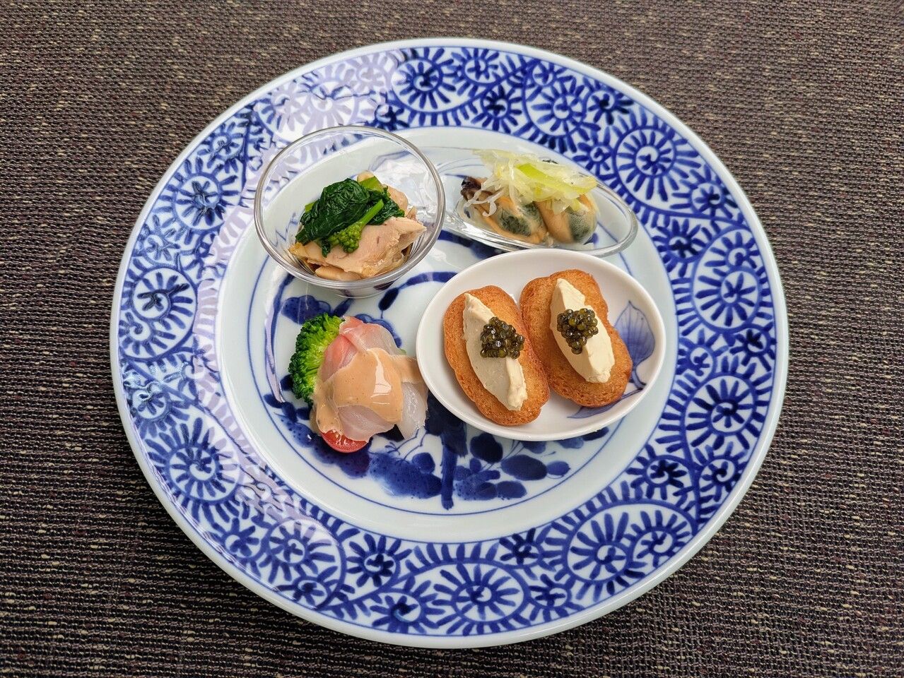 お祝いシーズン限定、キャビア付き前菜にグレードアップ特典プラン【ランチフカヒレショートコース】 2026 春季