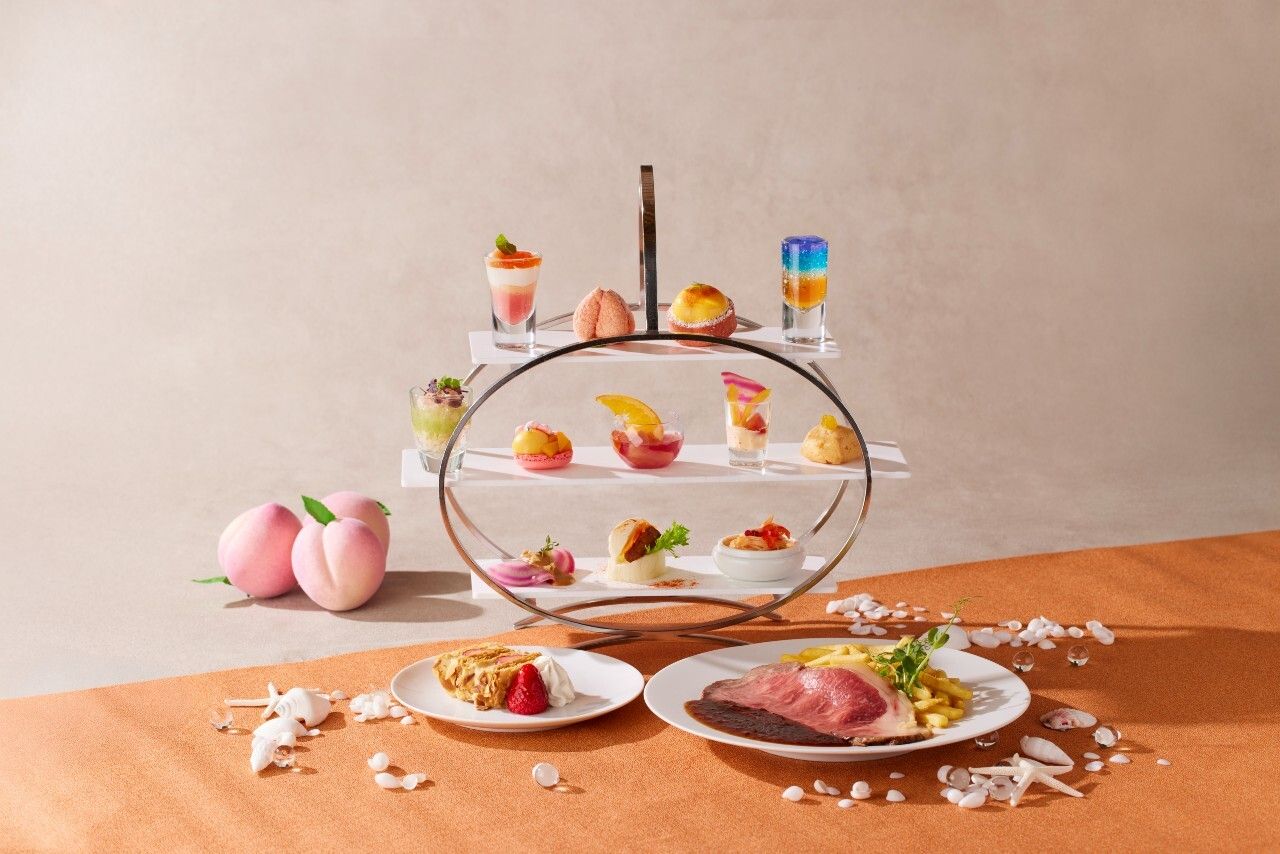 [July 1st - September 18th] Peach Evening High Tea ~Sunset Peach~