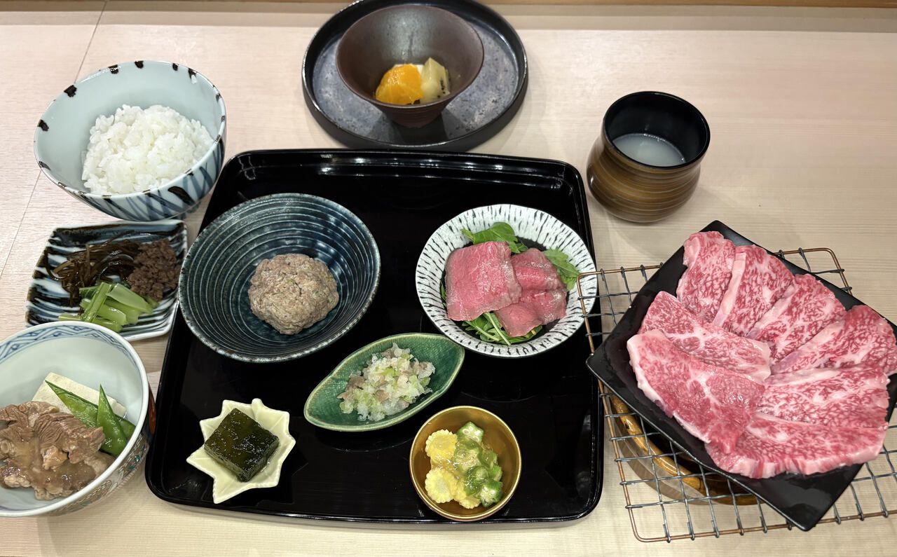 Matsusaka beef kids’ kaiseki course