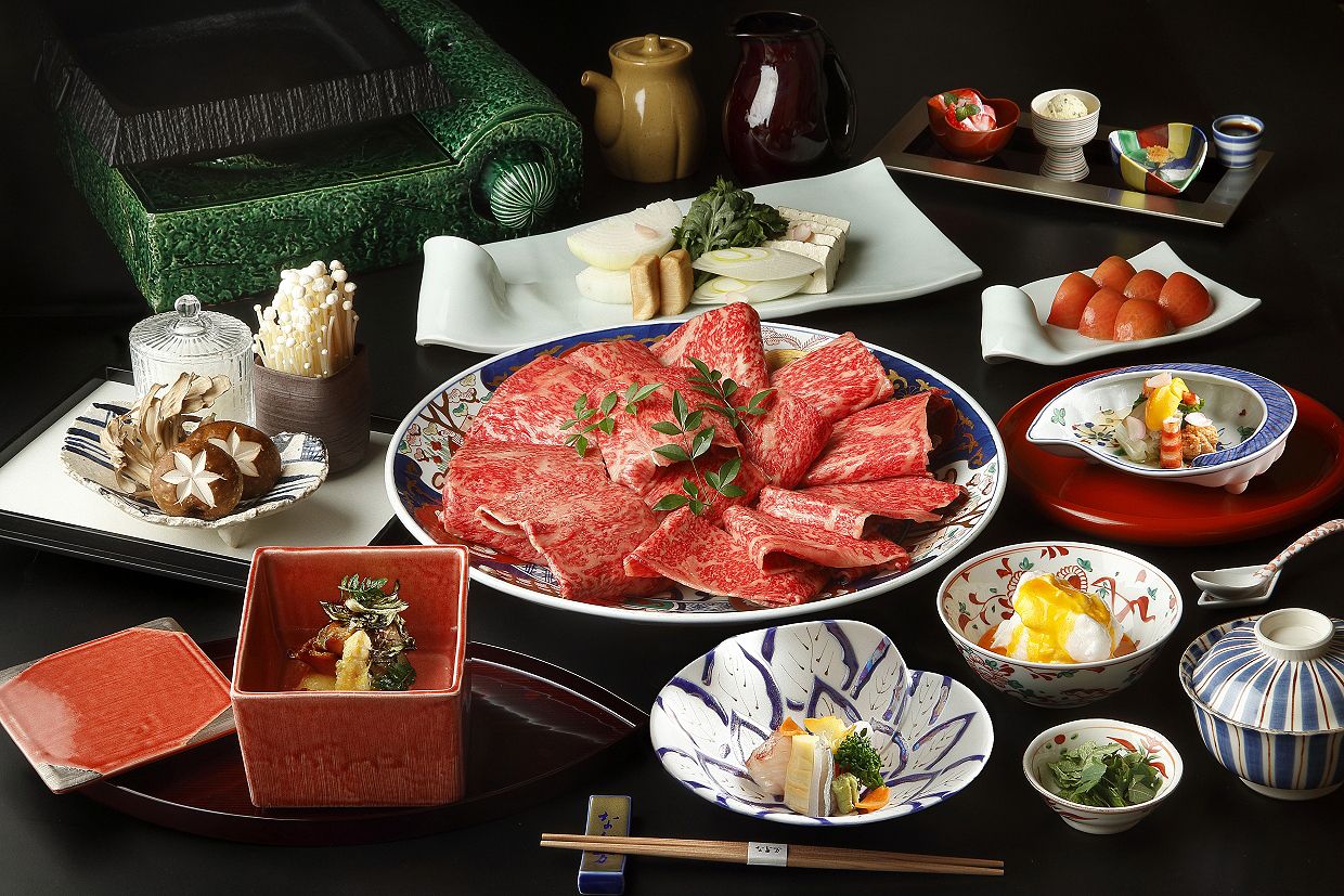 Premium Kobe Beef Sukiyaki course