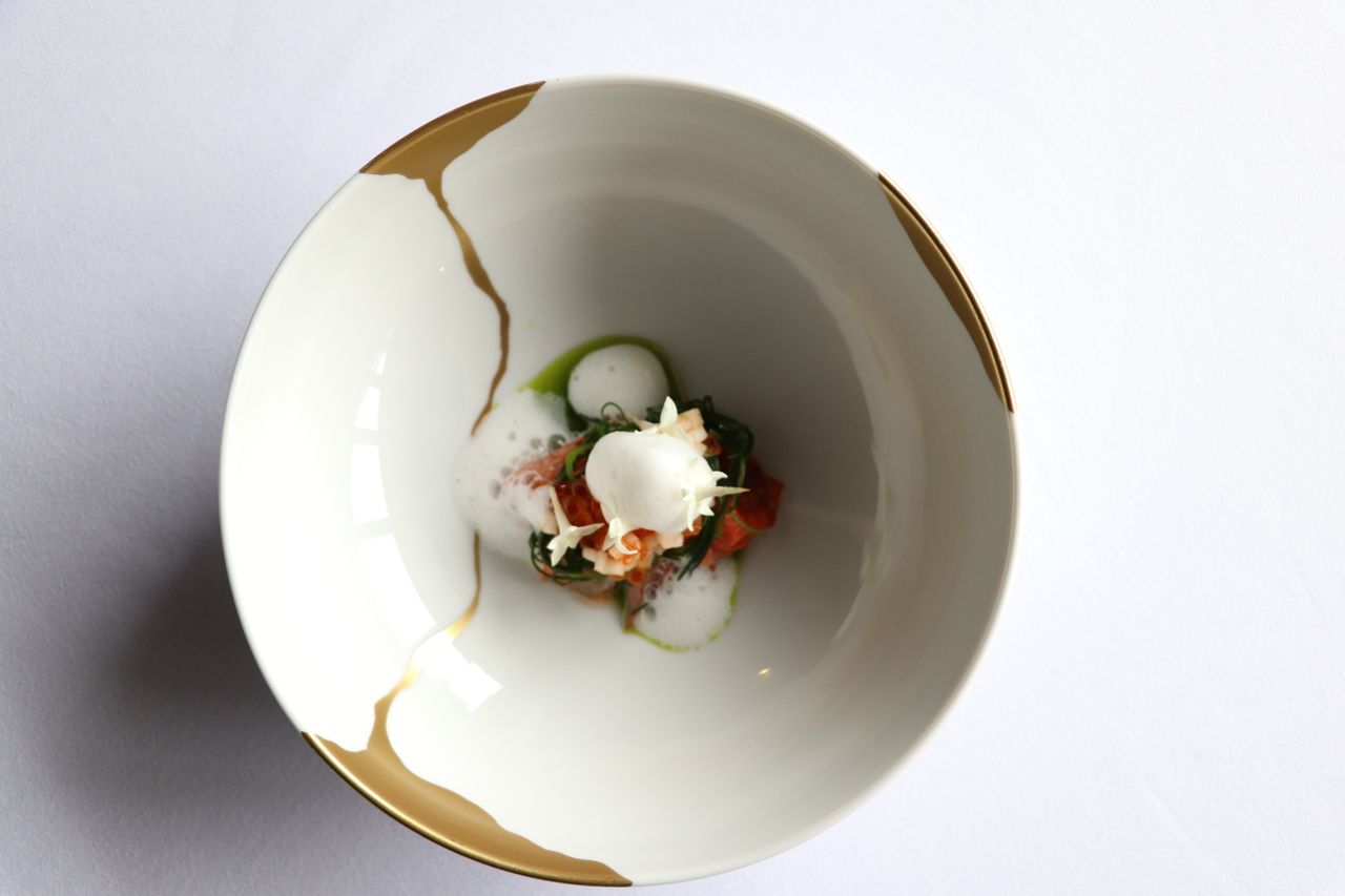 Menu nacrée 
