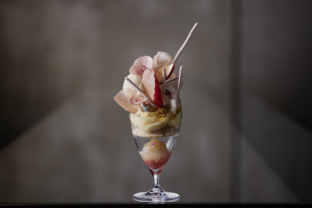 Parfait Bijou® Pêche【¥6,000 (tax not included) with drink】