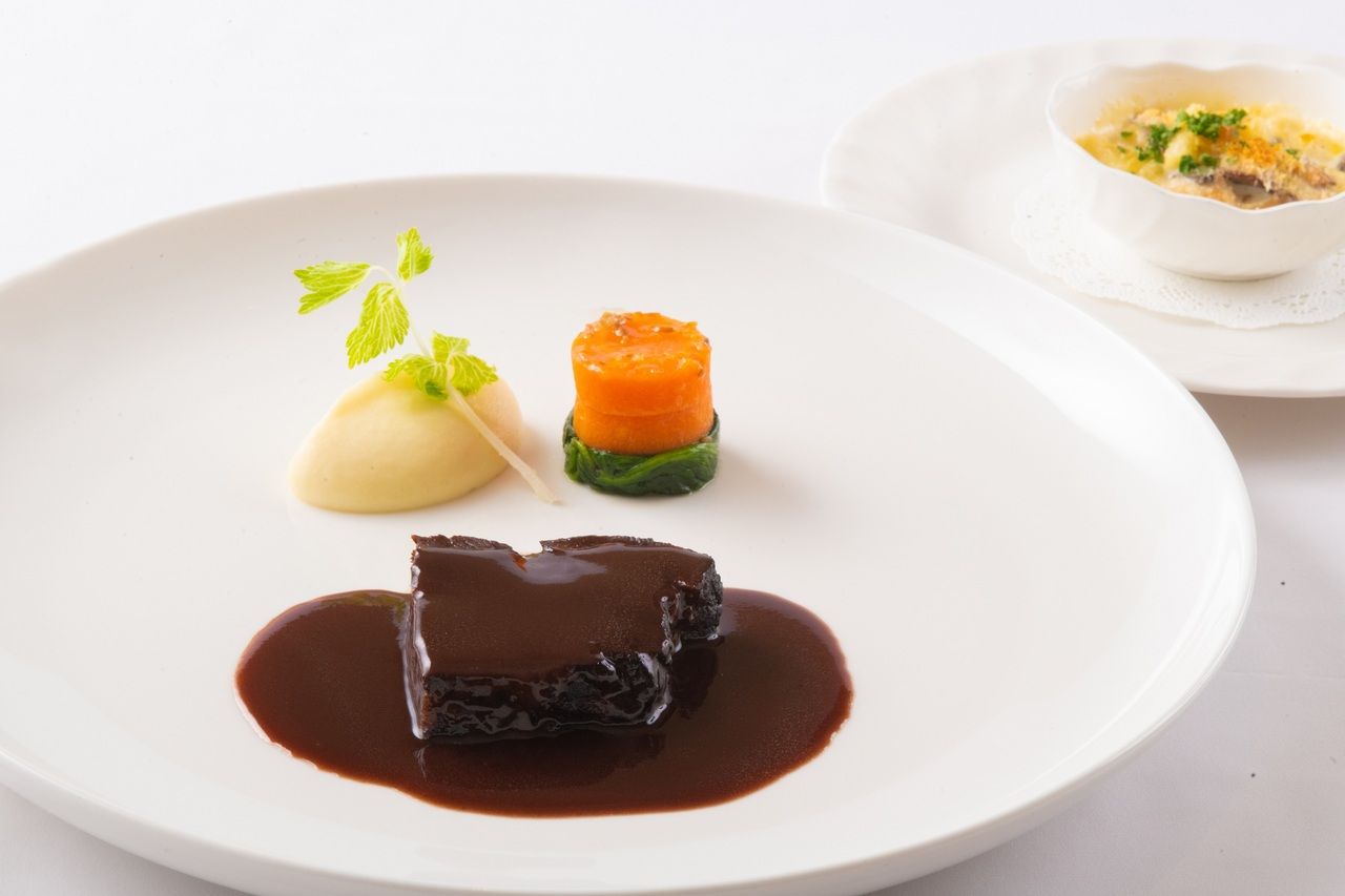 Jantar francês com opções: "Menu de Saison 3 Plats"