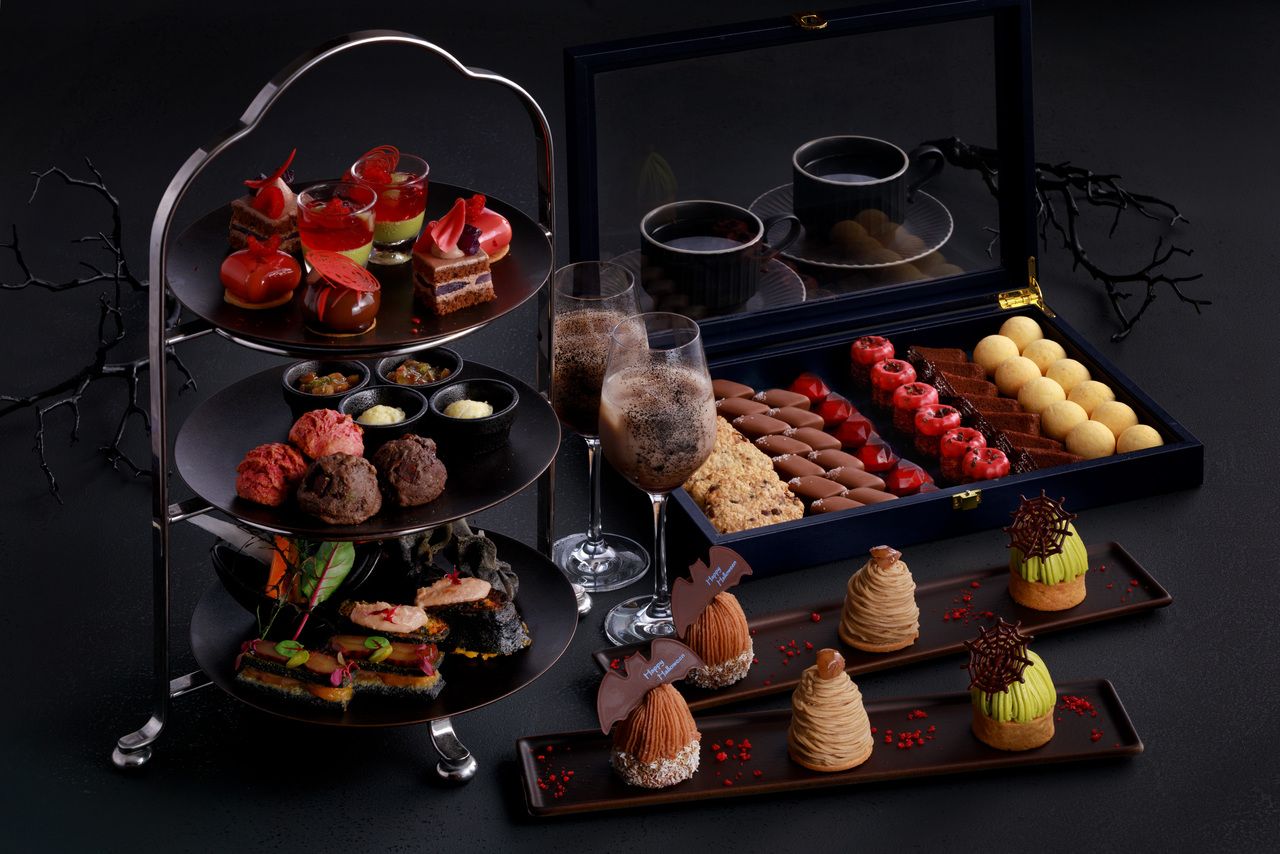 【Weekday 10％OFF】Halloween Afternoon Tea  "Autumn Mont Blanc Afternoon Tea -Halloween-"
