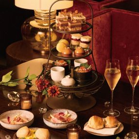 Pierre Hermé Paris La Récolte de Shinjuku Afternoon Tea + Glass of Champagne