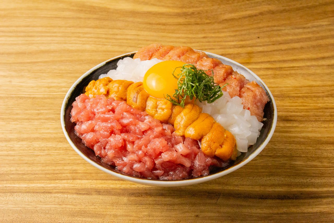 Grand opening special! Hakata mentaiko luxury donburi