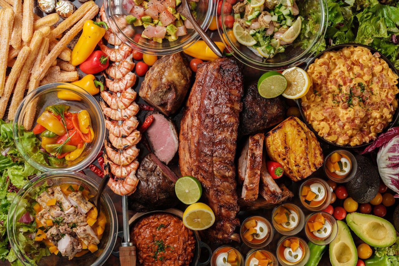 FIVE BBQ Lunch Buffet - BBQ&Churrasco with Tex-Mex