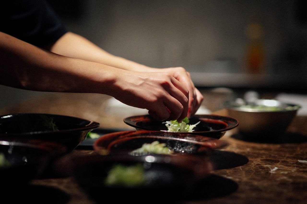 Omakase Course featuring seasonal ingredients