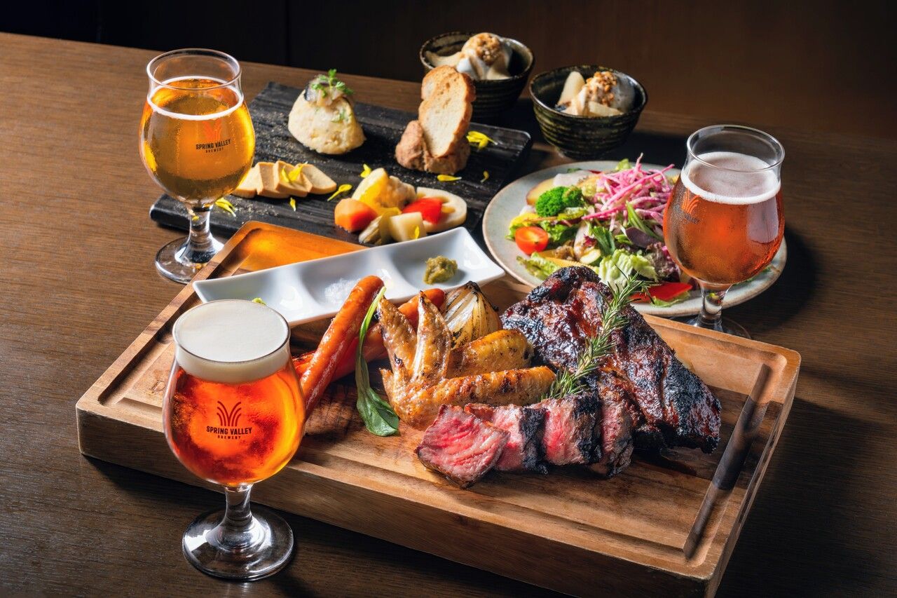【Menge & Qualität ◎】 „Weizenfleisch-Kurs“: 4 große Teller mit insgesamt 10 Gerichten + 2 Stunden All-you-can-drink für 7.300 Yen