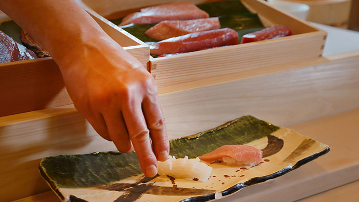日本料理 山里(天ぷら にしき、寿し はま磯）