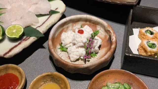 ふぐ料理 前