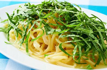 ●大葉たっぷりペペロンチーノ🌶