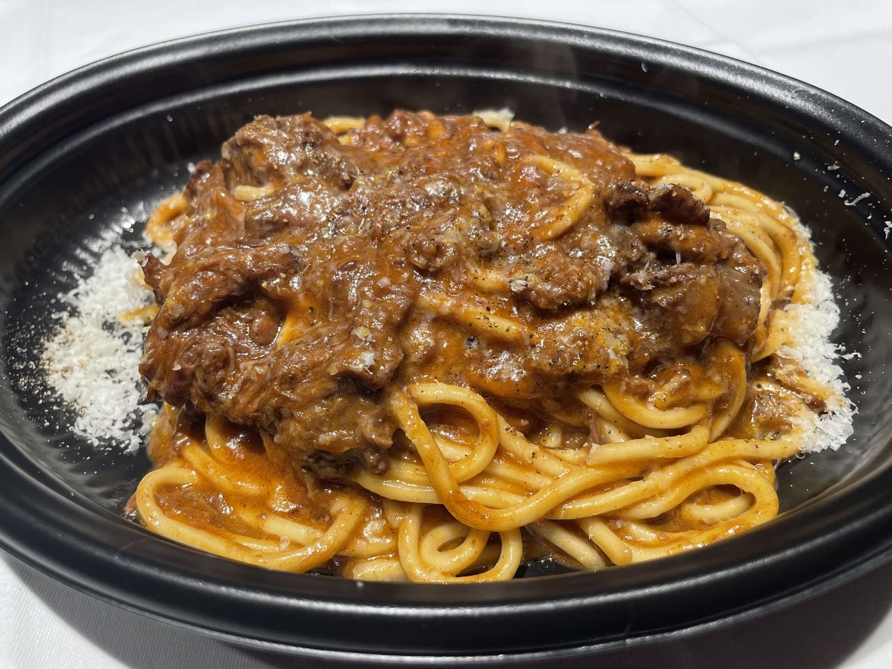 和牛のミートソース　スパゲティ