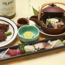 【個室充実】2時間飲み放題付『至福の素材コース』<お料理7品>誕生日や記念日に／歓送迎会／女子会