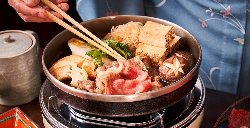 [Lunch Sukiyaki] Tsubaki Set