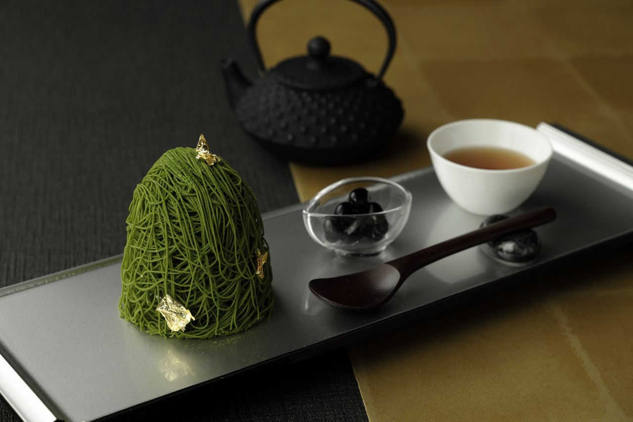 🍵【期間限定！1/1～1/18まで】🍵 モンブラン・テ ヴェール “Mont Blanc Thé Vert” ＆丹波黒豆茶セット