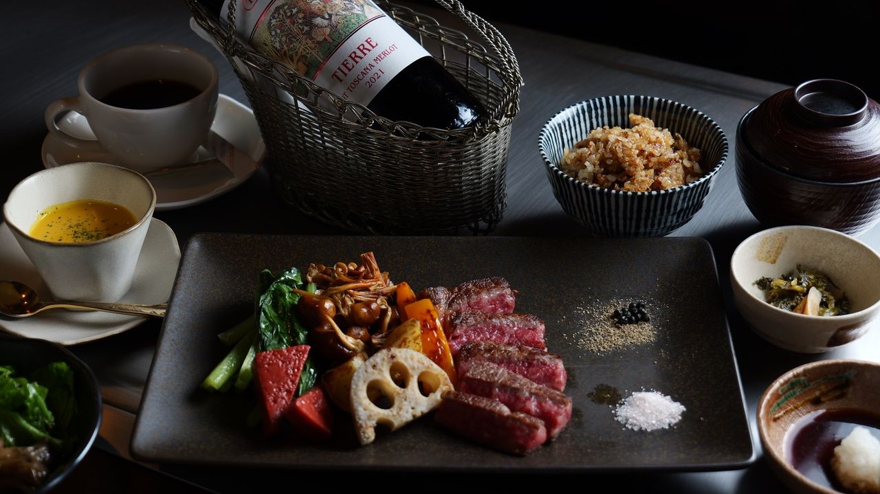 【ランチ】茜　黒毛和牛ロースのコース