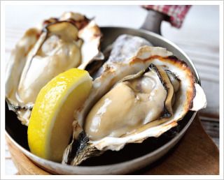 Seasonal oyster course