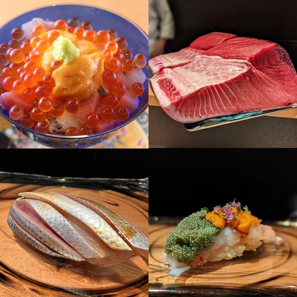 Aged sushi omakase course