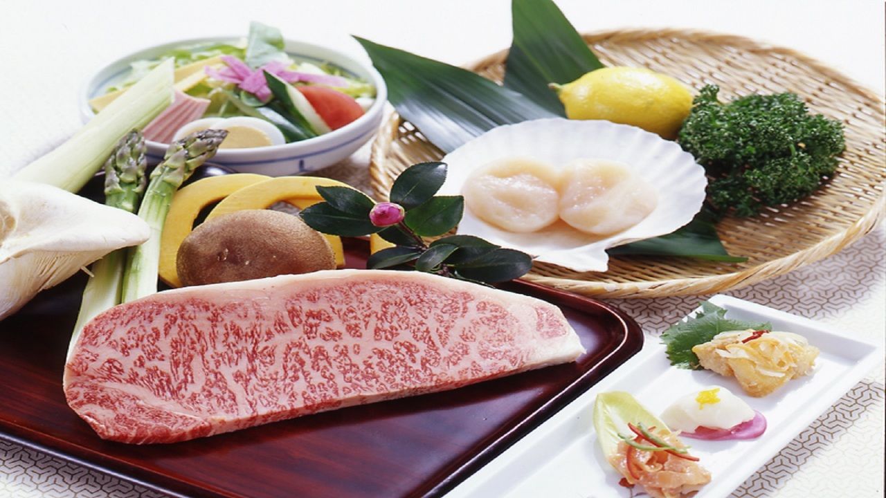 Wagyu and Seafood Course