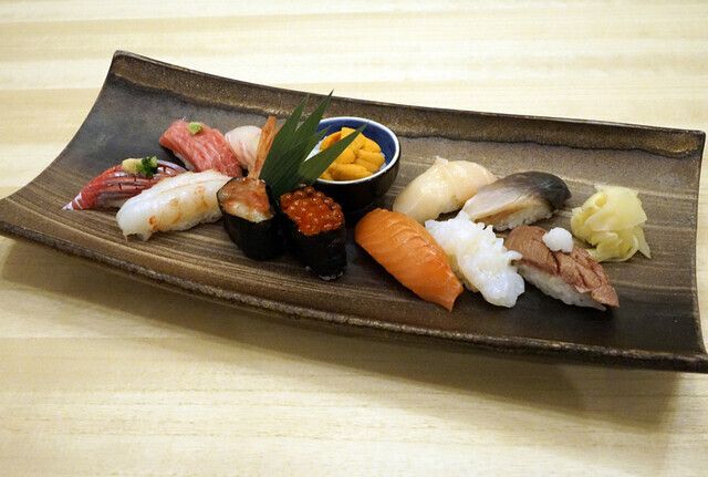 【ランチ90分制専用】握り12貫『匠ーTAKUMI－』　～北海道をぎゅーって集約したこれぞ蝦夷前寿司の厳選12貫