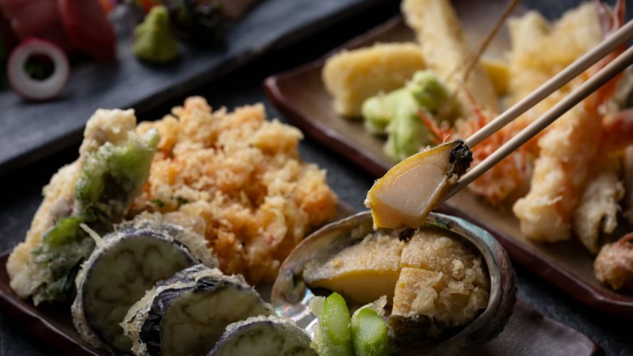Seasonal recommended tempura course
