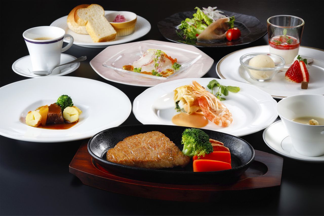 H.特選黒毛和牛ロースステーキコース 120g