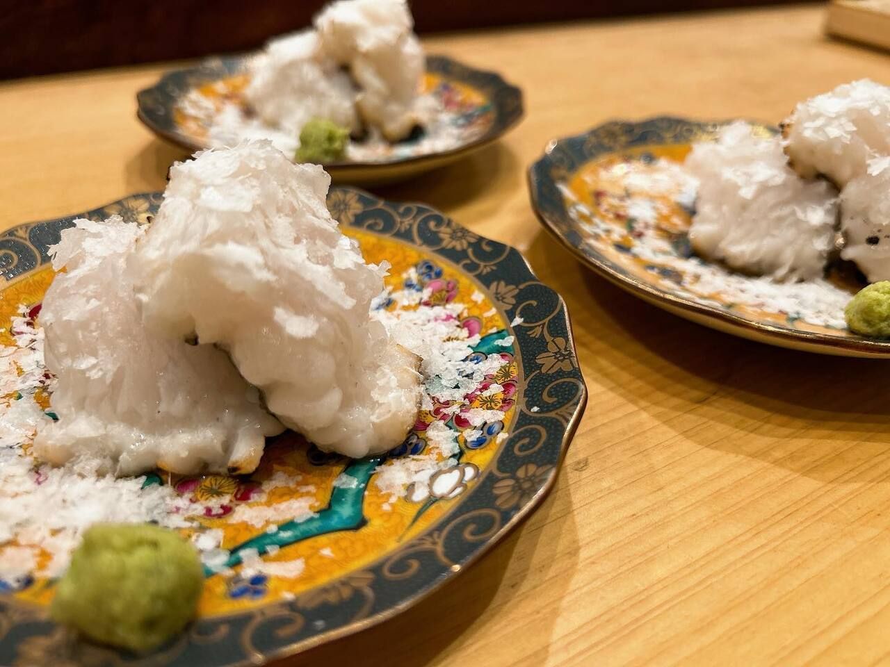 海鰻和時令菜餚的懷石料理