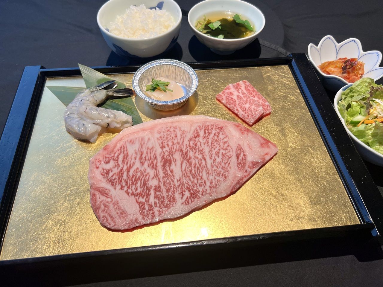 6800 yen Yakiniku lunch set