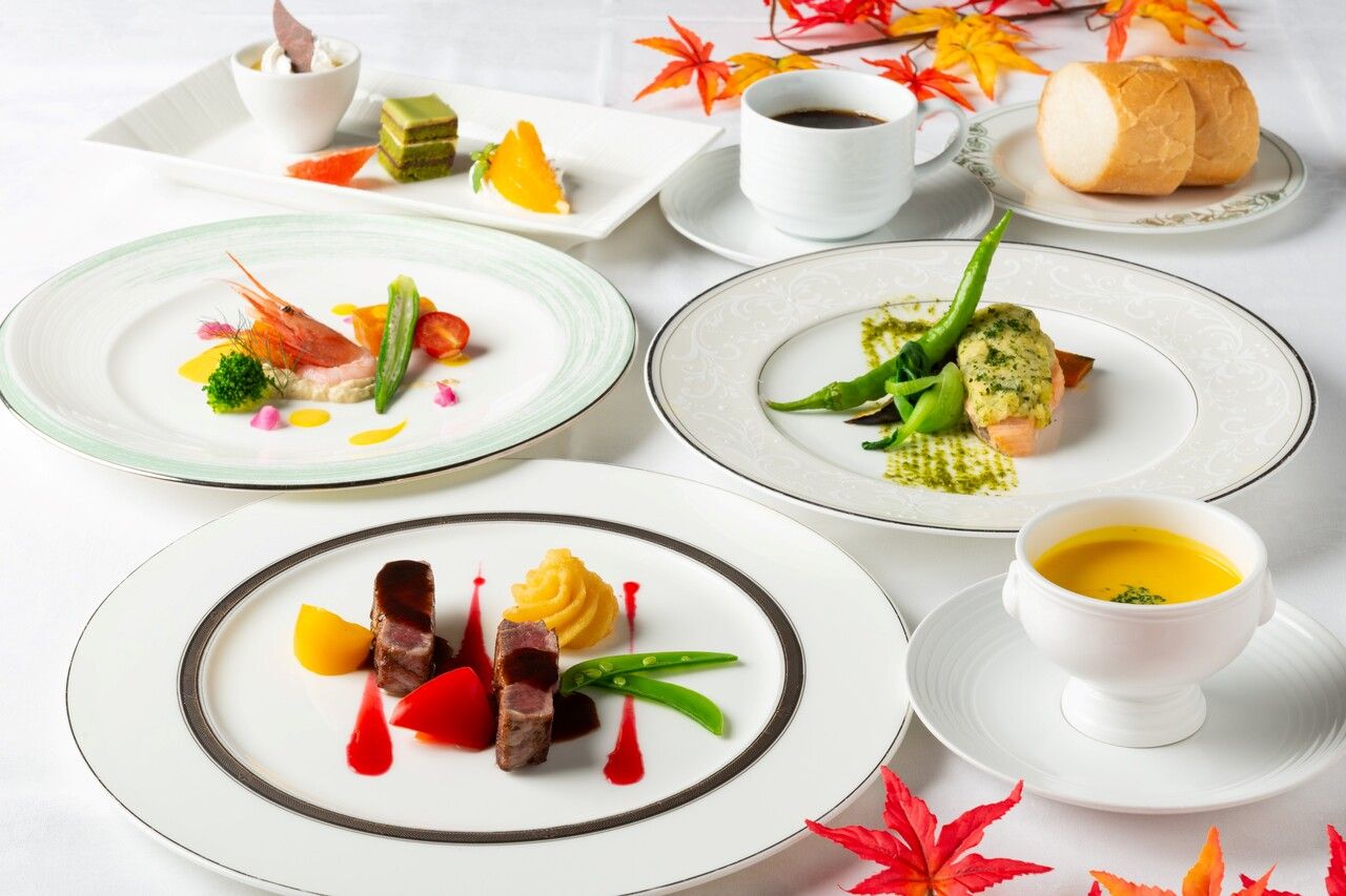 ランチコース　プレジール　選べる前菜＆魚料理と牛フィレ肉　全5品