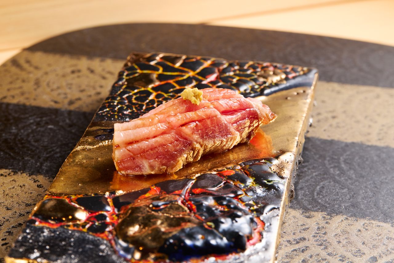 鮨悠主厨精选套餐 (共20道菜) + 清酒搭配