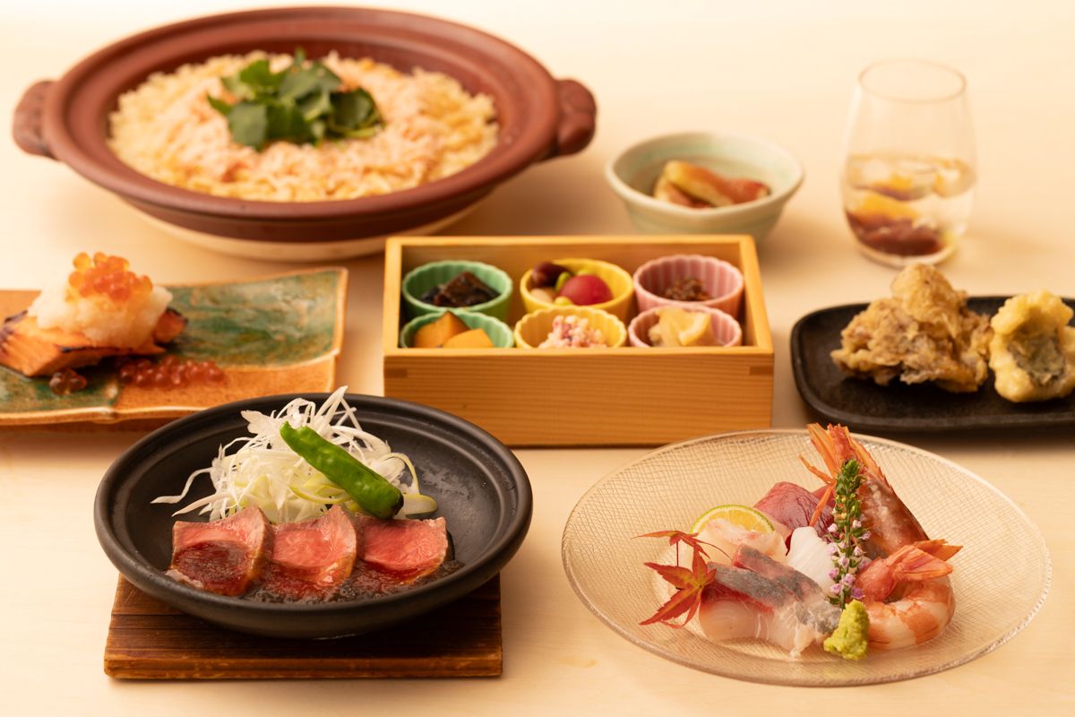 茶茶　季節のコース【藝】お食事のみ　8品　8200円