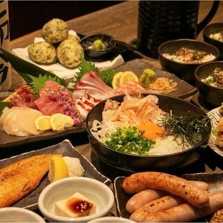 炉端満喫プラン！【いろり家コース】 お料理全９品