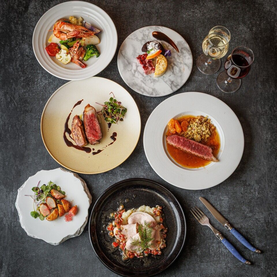 [Holy Night] Christmas Course -2025- ★ Double main course of Saroma Wagyu beef and roasted Kyoto duck, with a sparkling toast and tea after the meal. Christmas Eve only★ 10,000 yen (tax included)