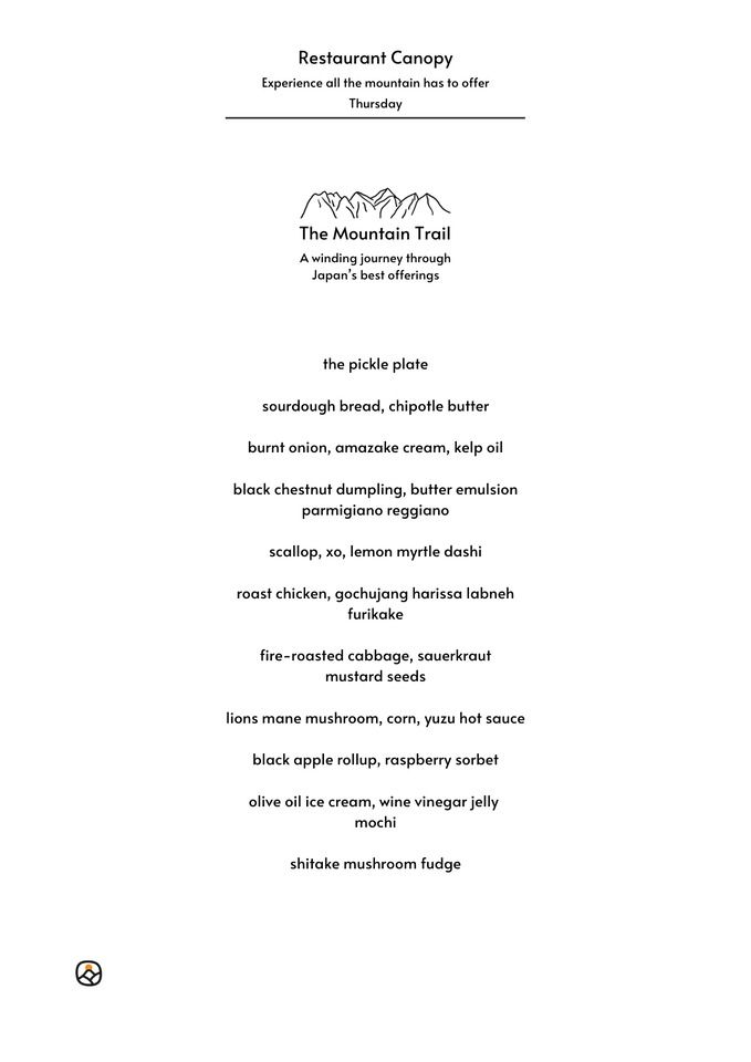 11 Course Dinner - Thursday