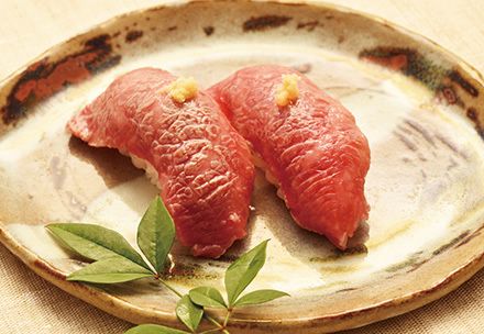 ຊູຊິຊີ້ນງົວ Omi ຂົ້ວ (1 ຊິ້ນ)