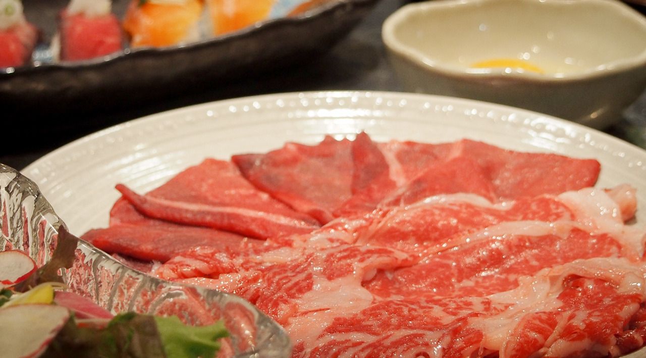 Shinshu beef red wine tomato sukiyaki course