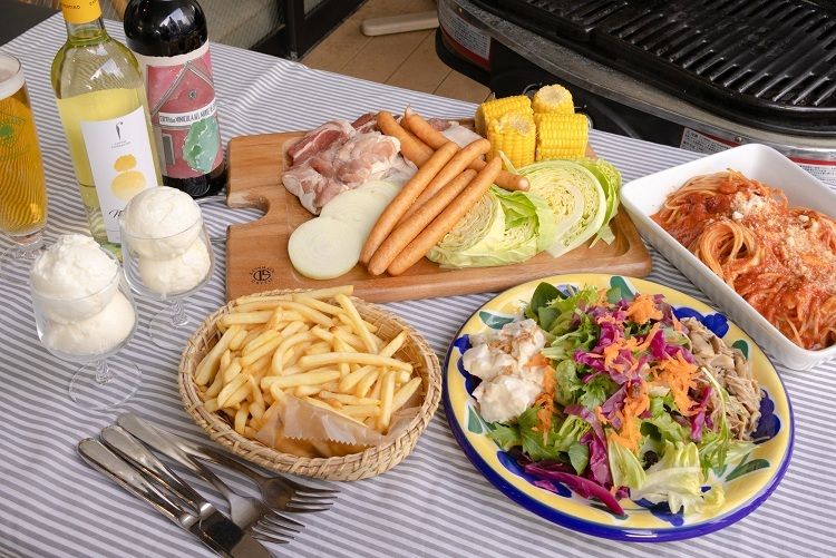 ※Terrace seats※【BBQ】Standard plan★ BBQ without bringing anything! Includes all-you-can-drink for 120 minutes (last order 30 minutes before)