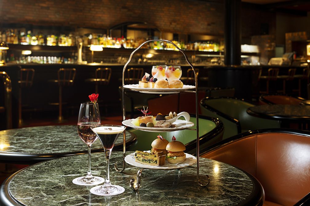  夜のアフタヌーンセット