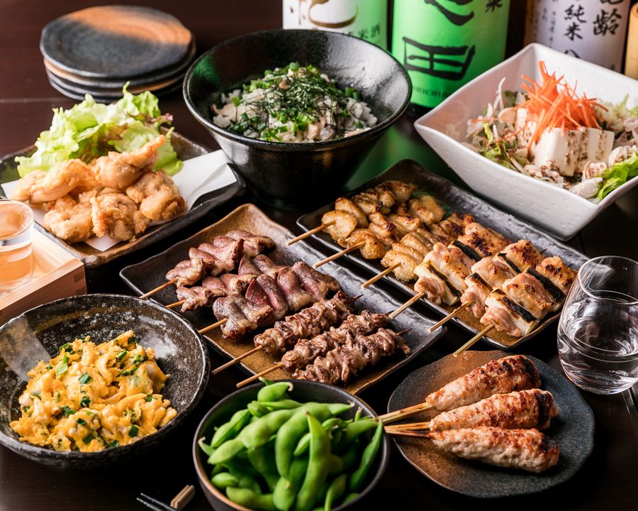 2.5 hours all-you-can-drink, 6 dishes, 6000 yen