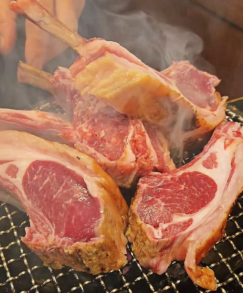 全10種！北海道産羊ホゲット（羊の王様サウスダウン、名羊サフォーク）＆豪州産サフォーク　ラムチャップとハンバーグ付！超得コース！