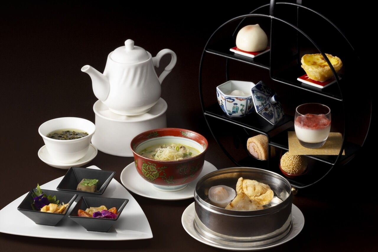 チャイニーズアフタヌーンティーセット　