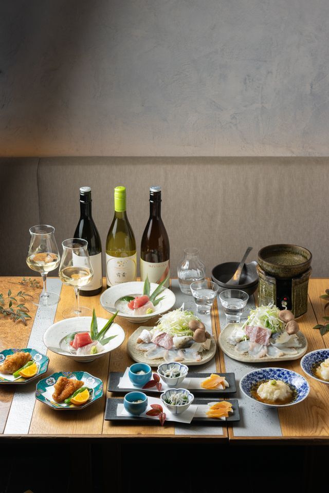 【ディナー限定】2月2日～季節の美味を味わい尽くす【冬の旬食材ととらふぐのしゃぶしゃぶ】の口福コース