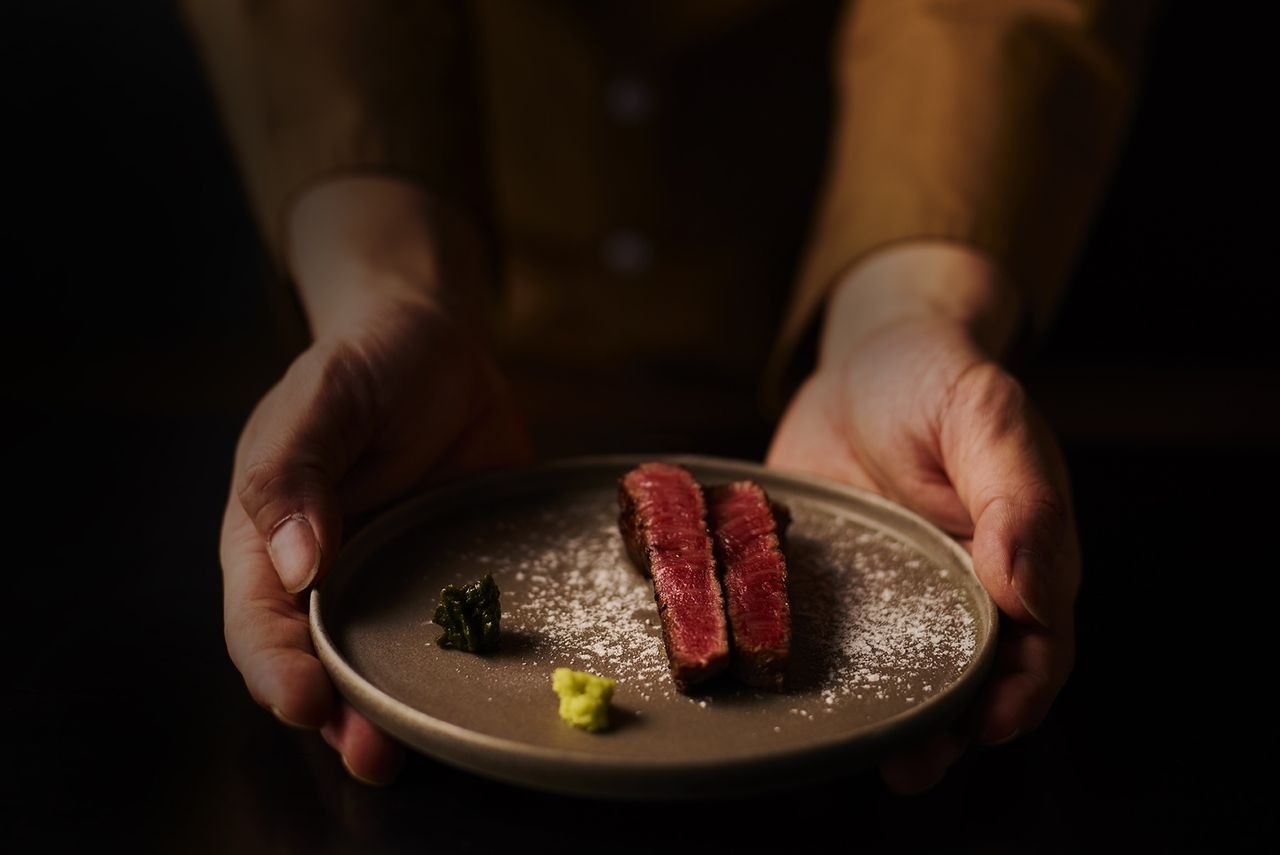 Gion Lunch Course: Advanced Wagyu Sirloin Steak