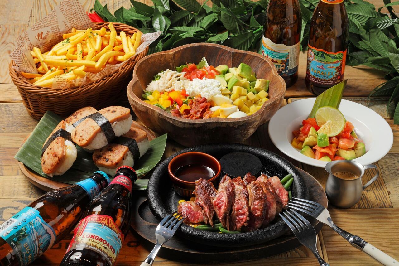 Aloha table コース　180分飲み放題付き